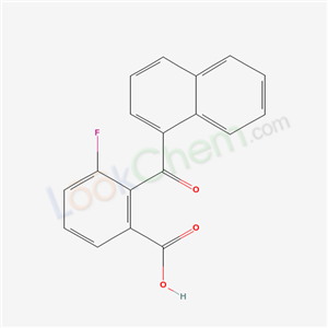 3-fluoro-2-(naphthalene-1-carbonyl)benzoic acid