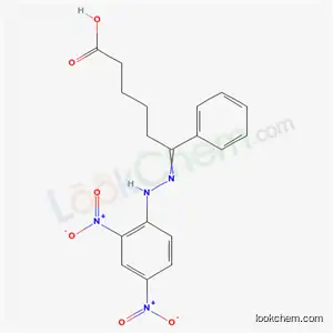 Molecular Structure of 53668-38-5 (6-[2-(2,4-dinitrophenyl)hydrazinylidene]-6-phenylhexanoic acid)