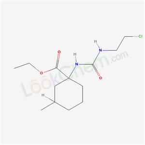 ethyl 1-(2-chloroethylcarbamoylamino)-3-methyl-cyclohexane-1-carboxylate cas  33190-16-8