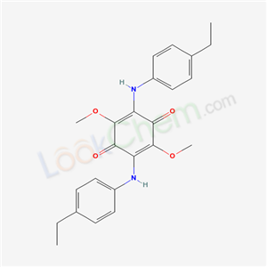 2,5-bis[(4-ethylphenyl)amino]-3,6-dimethoxy-cyclohexa-2,5-diene-1,4-dione cas  16950-81-5
