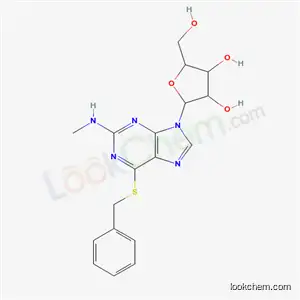2-[6-Benzylsulfanyl-2-(methylamino)purin-9-yl]-5-(hydroxymethyl)oxolane-3,4-diol