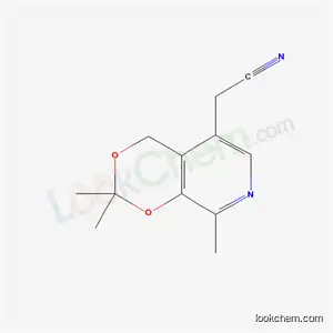 (2,2,8-Trimethyl-4H-(1,3)dioxino(4,5-c)pyridin-5-yl)acetonitrile
