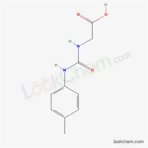 Molecular Structure of 34582-49-5 (N-[(4-methylphenyl)carbamoyl]glycine)