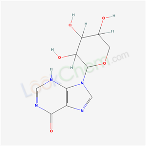 9-(3,4,5-trihydroxyoxan-2-yl)-3H-purin-6-one cas  18520-78-0