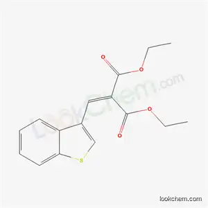 Molecular Structure of 5381-31-7 (diethyl (1-benzothiophen-3-ylmethylidene)propanedioate)
