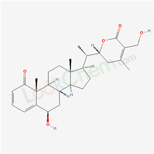 Ergosta-2,4,24-trien-26-oic acid,6,22,27-trihydroxy-1-oxo-,?-lactone,(6a,22R)-  cas  6105-16-4