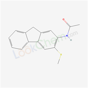 N-(3-methylsulfanyl-9H-fluoren-2-yl)acetamide cas  6098-47-1