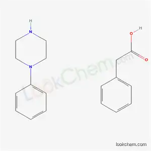 Molecular Structure of 23245-04-7 (phenylacetic acid - 1-phenylpiperazine (1:1))