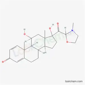 11,17-dihydroxy-10,13-dimethyl-17-(3-methyl-1,3-oxazolidine-2-carbonyl)-7,8,9,11,12,14,15,16-octahydro-6H-cyclopenta[a]phenanthren-3-one