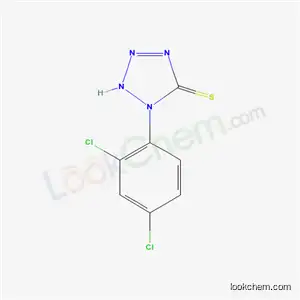 Molecular Structure of 7025-15-2 (1-(2,4-dichlorophenyl)-1,2-dihydro-5H-tetrazole-5-thione)