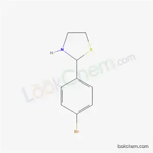 Molecular Structure of 67086-81-1 (2-(4-BROMO-PHENYL)-THIAZOLIDINE)