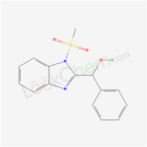 (1-methylsulfonylbenzoimidazol-2-yl)-phenyl-methanol cas  43215-17-4