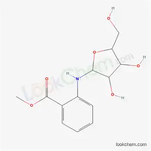 Molecular Structure of 26909-52-4 (N-[2-(methoxycarbonyl)phenyl]pentofuranosylamine)