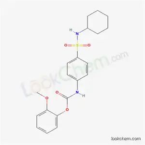 (2-methoxyphenyl) N-[4-(cyclohexylsulfamoyl)phenyl]carbamate