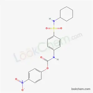 (4-nitrophenyl) N-[4-(cyclohexylsulfamoyl)phenyl]carbamate