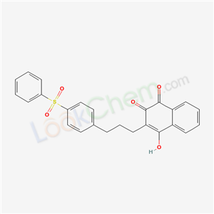 3-[3-[4-(benzenesulfonyl)phenyl]propyl]-4-hydroxy-naphthalene-1,2-dione cas  18093-53-3