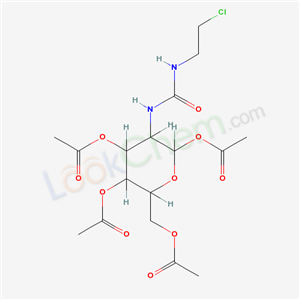 1,3,4,6-tetra-O-acetyl-2-{[(2-chloroethyl)carbamoyl]amino}-2-deoxyhexopyranose