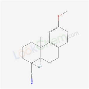 6-methoxy-4a-methyl-2,3,4,9,10,10a-hexahydro-1H-phenanthrene-1-carbonitrile cas  5709-04-6