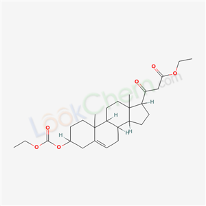 ethyl 3-(3-ethoxycarbonyloxy-10,13-dimethyl-2,3,4,7,8,9,11,12,14,15,16,17-dodecahydro-1H-cyclopenta[a]phenanthren-17-yl)-3-oxo-propanoate cas  28816-13-9