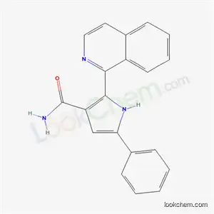 Molecular Structure of 13226-12-5 (2-(isoquinolin-1-yl)-5-phenyl-1H-pyrrole-3-carboxamide)