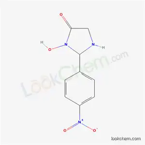 Molecular Structure of 27223-98-9 (3-hydroxy-2-(4-nitrophenyl)imidazolidin-4-one)