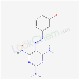 5-(3-methoxyphenyl)diazenylpyrimidine-2,4,6-triamine