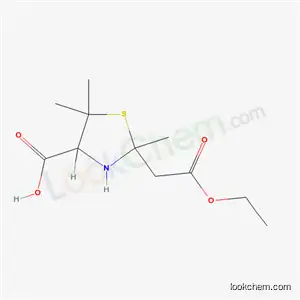 2-(2-Ethoxy-2-oxoethyl)-2,5,5-trimethyl-1,3-thiazolidine-4-carboxylic acid