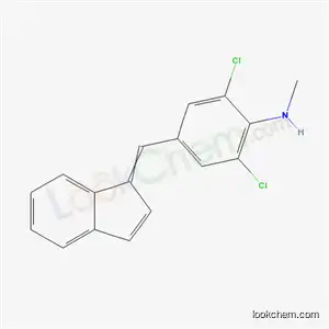 Molecular Structure of 28164-43-4 (2,6-dichloro-4-(1H-inden-1-ylidenemethyl)-N-methylaniline)