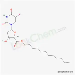 Molecular Structure of 20105-72-0 (1-(2-deoxy-5-dodecylpentofuranosyluronosyl)-5-fluoropyrimidine-2,4(1H,3H)-dione)