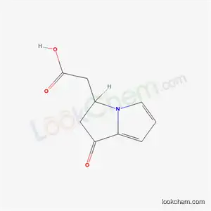 Molecular Structure of 63547-56-8 ((1-oxo-2,3-dihydro-1H-pyrrolizin-3-yl)acetic acid)
