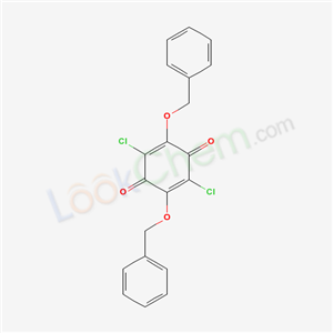 2,5-dichloro-3,6-bis(phenylmethoxy)cyclohexa-2,5-diene-1,4-dione cas  28293-32-5