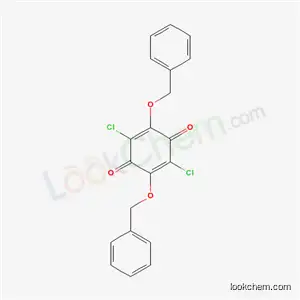 Molecular Structure of 28293-32-5 (2,5-bis(benzyloxy)-3,6-dichlorocyclohexa-2,5-diene-1,4-dione)