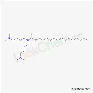 Molecular Structure of 17232-86-9 ((E)-N,N-Bis[4-(dimethylamino)butyl]-2-hexadecenamide)