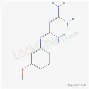 Molecular Structure of 68216-08-0 (1-(diaminomethylidene)-2-(3-methoxyphenyl)guanidine)