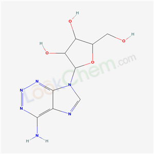 2-(5-amino-2,3,4,7,9-pentazabicyclo[4.3.0]nona-1,3,5,7-tetraen-9-yl)-5-(hydroxymethyl)oxolane-3,4-diol cas  35965-37-8