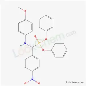 Molecular Structure of 19348-92-6 (diphenyl {[(4-methoxyphenyl)amino](4-nitrophenyl)methyl}phosphonate)