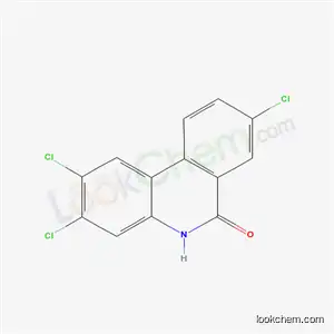 Molecular Structure of 27375-02-6 (2,3,8-trichlorophenanthridin-6(5H)-one)
