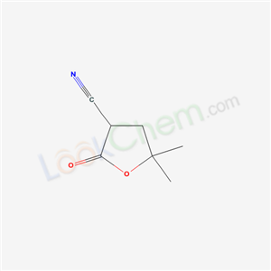 5,5-dimethyl-2-oxo-oxolane-3-carbonitrile cas  59909-84-1