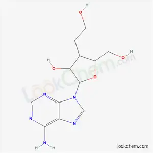 Molecular Structure of 19029-58-4 (9-[3-deoxy-3-(2-hydroxyethyl)pentofuranosyl]-9H-purin-6-amine)
