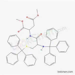 Dimethyl 2-[[2-(tritylamino)-3-tritylsulfanylpropanoyl]amino]butanedioate