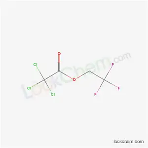Molecular Structure of 13686-36-7 (2,2,2-trifluoroethyl trichloroacetate)