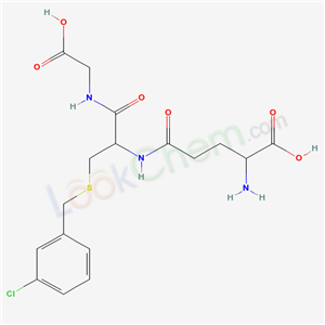 2-amino-4-[[1-(carboxymethylcarbamoyl)-2-[(3-chlorophenyl)methylsulfanyl]ethyl]carbamoyl]butanoic acid cas  33812-42-9