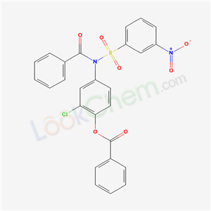4-{Benzoyl[(3-nitrophenyl)sulfonyl]amino}-2-chlorophenyl benzoate