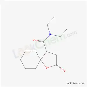 Molecular Structure of 136547-40-5 (N,N-diethyl-2-oxo-1-oxaspiro[4.5]decane-4-carboxamide)