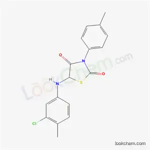 5-[(3-Chloro-4-methylphenyl)amino]-3-(4-methylphenyl)-1,3-thiazolidine-2,4-dione