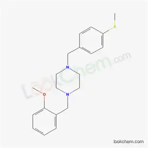 Molecular Structure of 5868-63-3 (1-(2-methoxybenzyl)-4-[4-(methylsulfanyl)benzyl]piperazine)