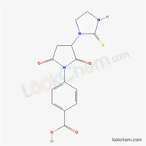 4-[2,5-dioxo-3-(2-sulfanylideneimidazolidin-1-yl)pyrrolidin-1-yl]benzoic Acid