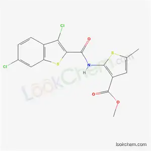 Methyl 2-[(3,6-dichloro-1-benzothiophene-2-carbonyl)amino]-5-methylthiophene-3-carboxylate