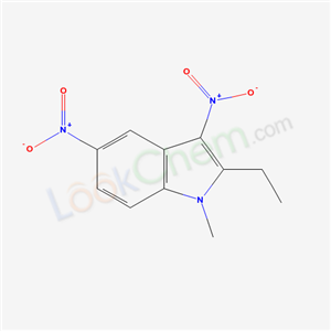 1H-indole, 2-ethyl-1-methyl-3,5-dinitro-