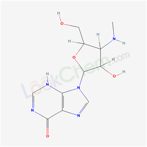 9-[3-hydroxy-5-(hydroxymethyl)-4-methylamino-oxolan-2-yl]-3H-purin-6-one cas  25787-56-8